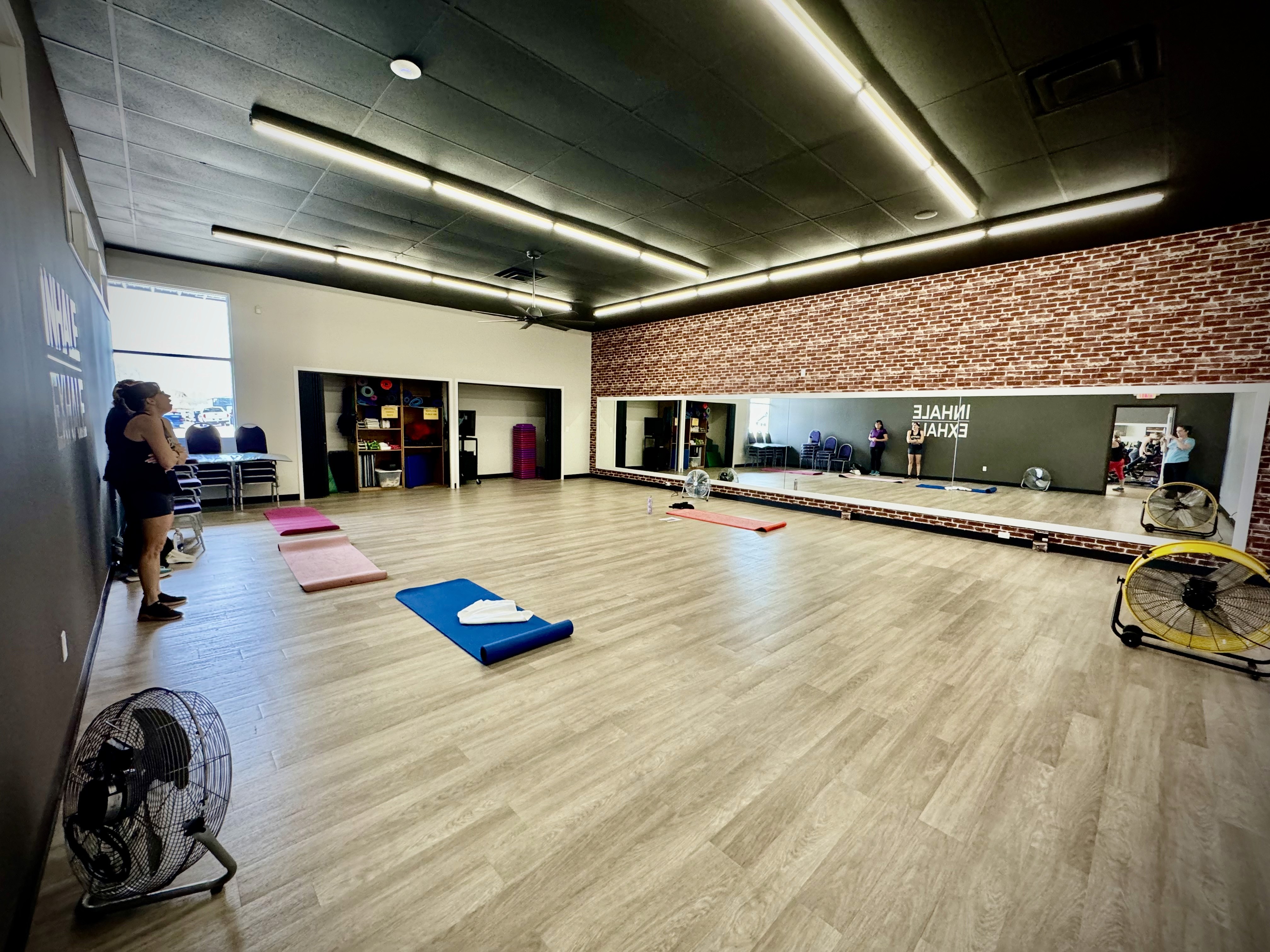 CCCC gymnasium with elevated track — fueling performance starts with the work you do here