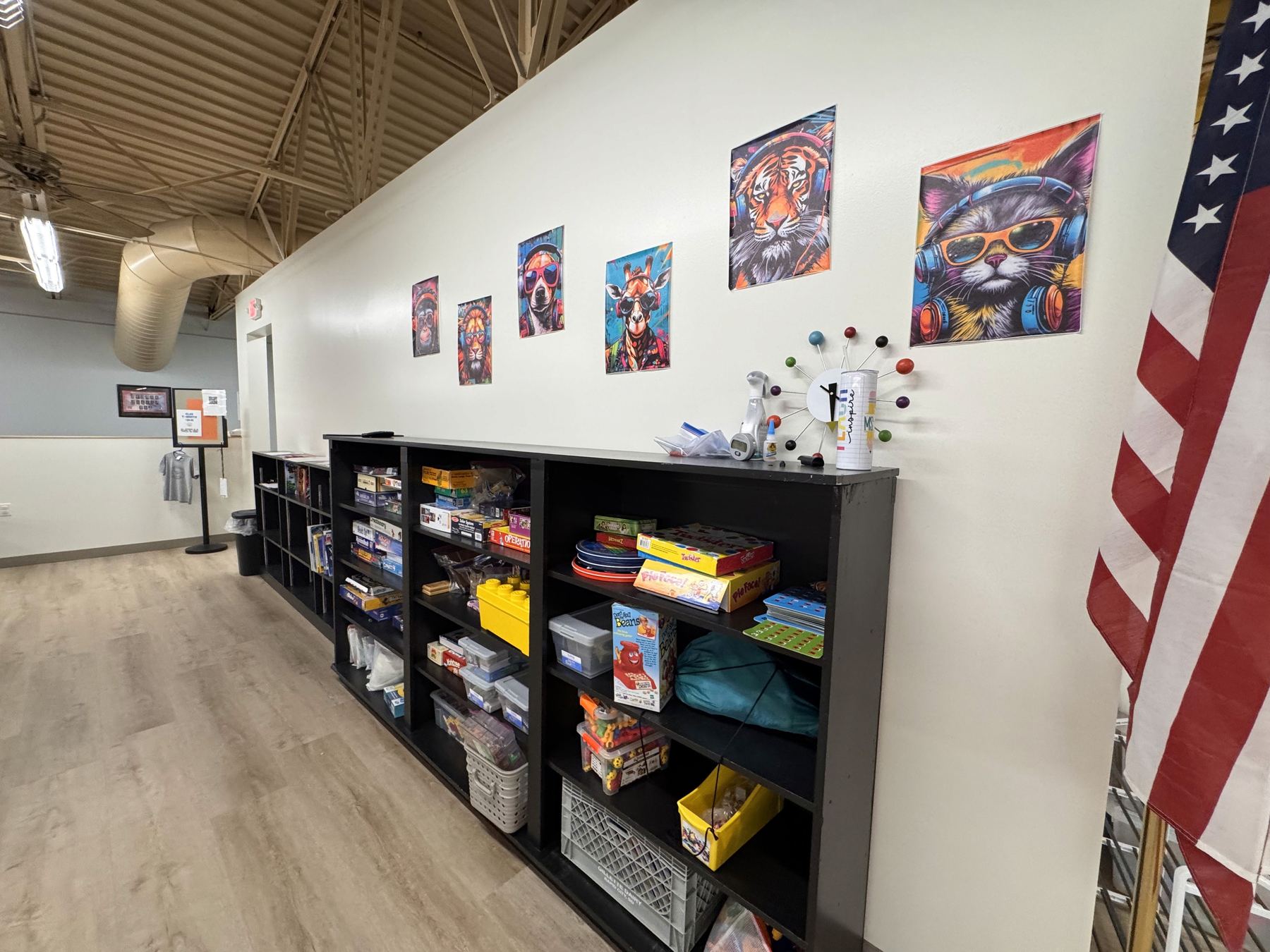 The Hang Out teen lounge at The Center