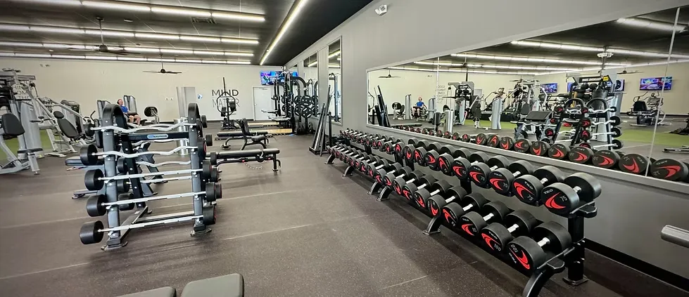 Training Room equipment at CCCC — built for every fitness level