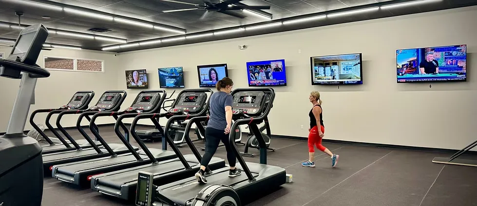 Cardio and strength equipment at CCCC's Training Room, Sidney NE