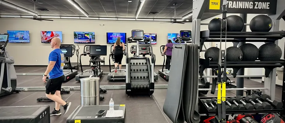 Open Training Room floor at CCCC — space to build a sustainable weight-loss routine